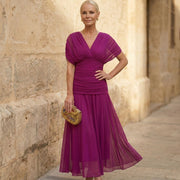 Fiona | Abito elegante fucsia