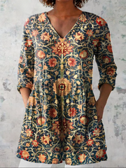 Celine | Camicetta lunga con scollo a V