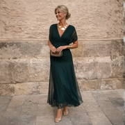 ROSSANA - Maxi abito senza spalle
