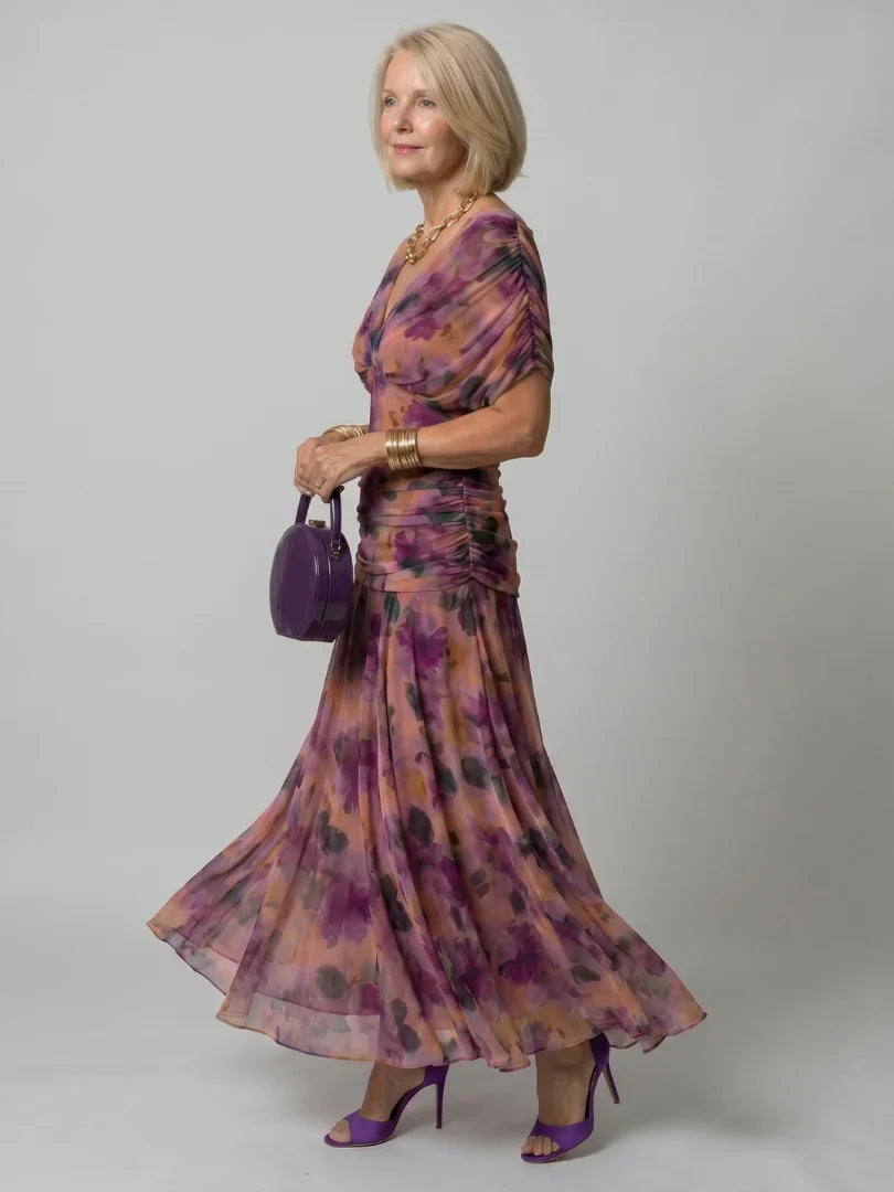 Calen | Abito midi con spalle scoperte
