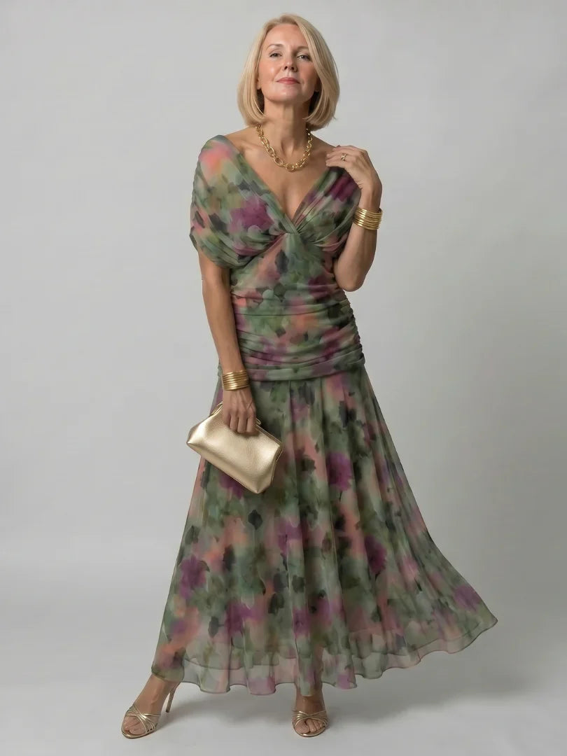 Calen | Abito midi con spalle scoperte