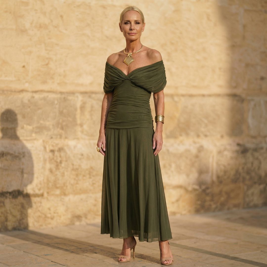 Giada | Abito verde elegante