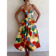 Averleigha | Abito midi Joy dipinto