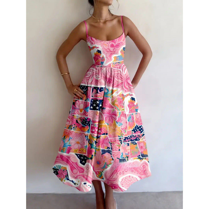 Rosavelle | Vestito midi Blush Garden