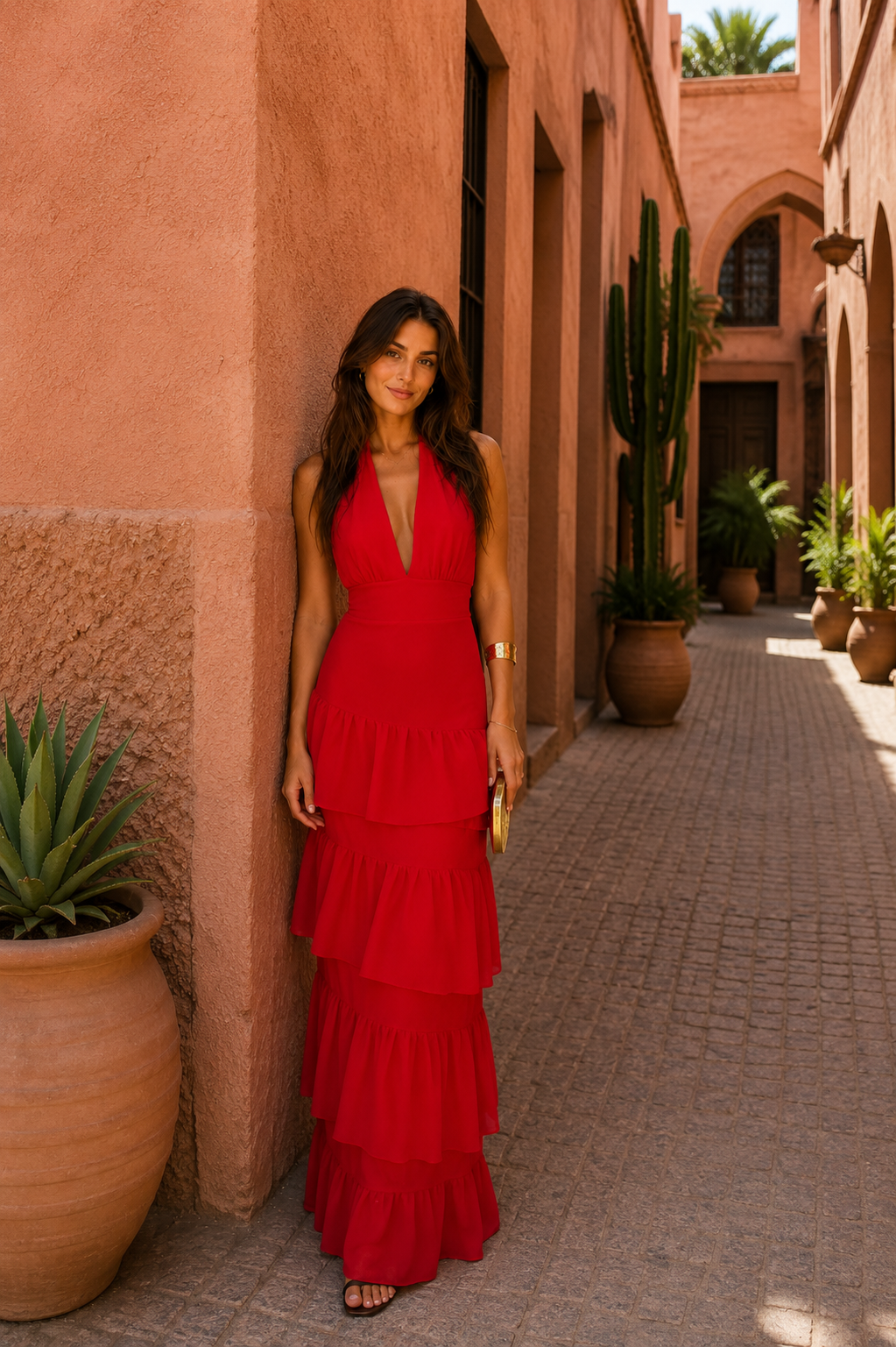 Abito Manila in rosso