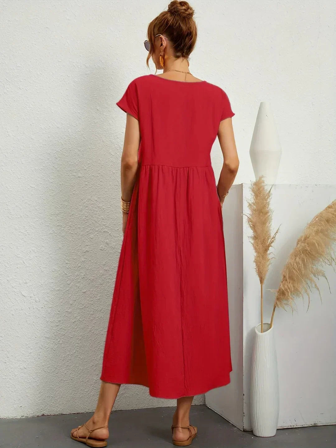 Gabriela™ | Abito midi fluido dall'eleganza senza tempo