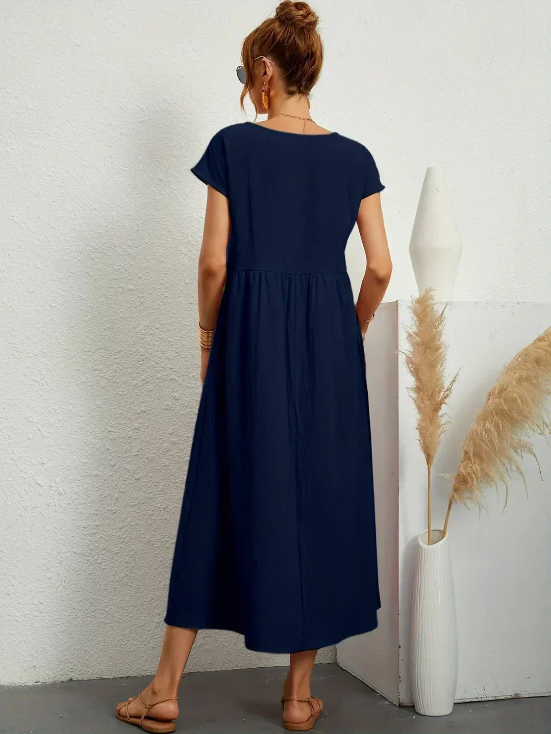 Gabriela™ | Abito midi fluido dall'eleganza senza tempo