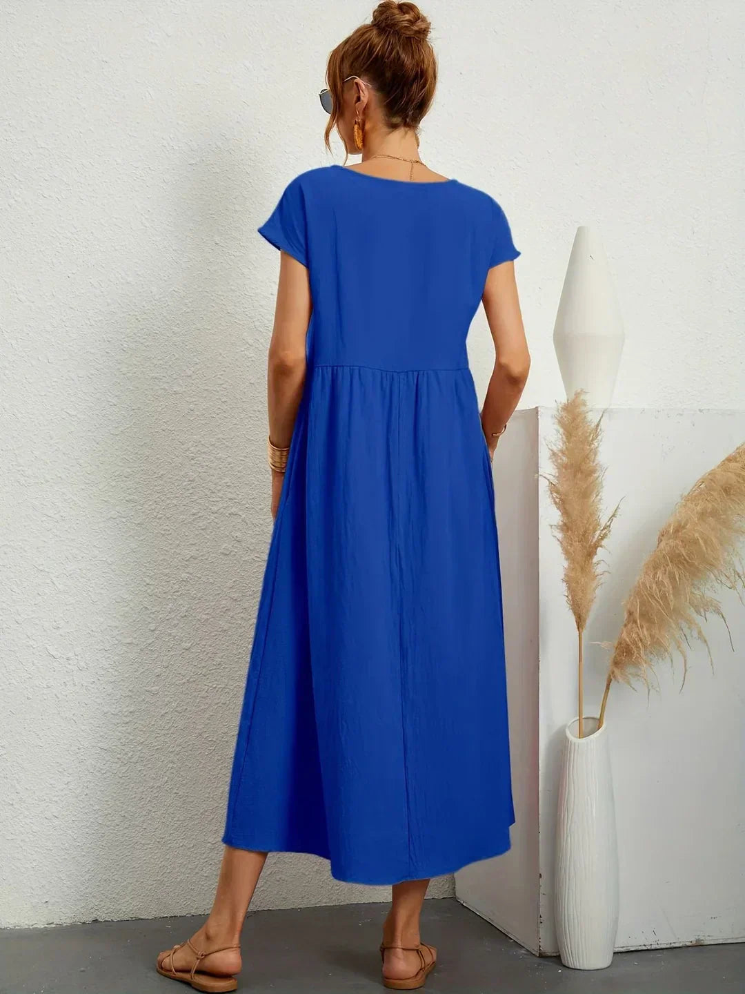 Gabriela™ | Abito midi fluido dall'eleganza senza tempo