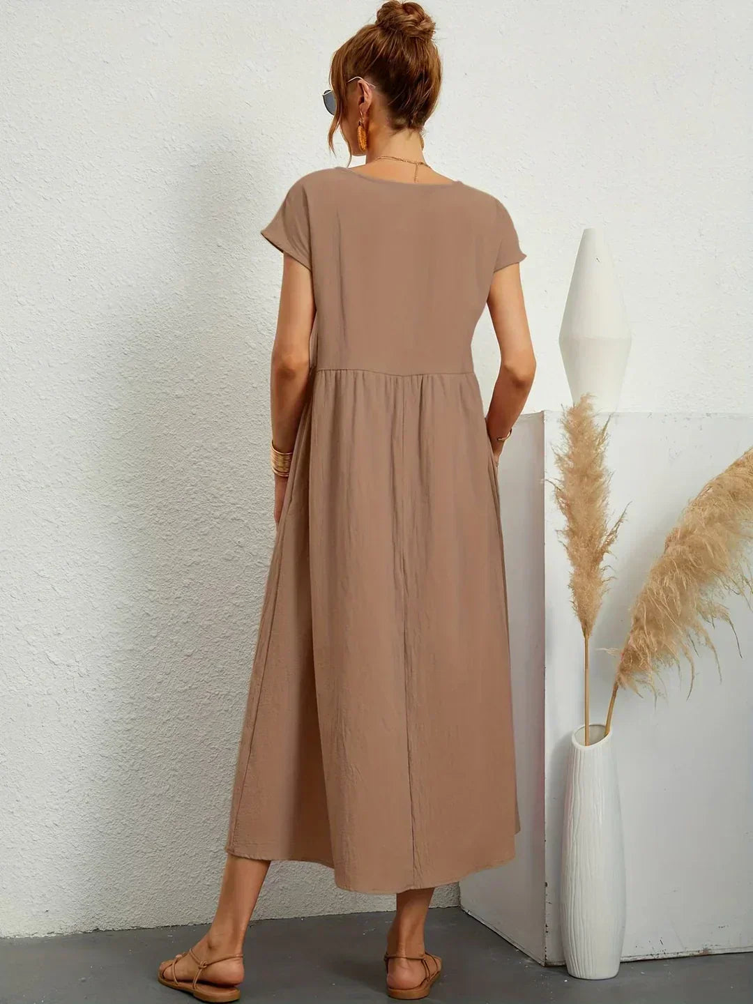 Gabriela™ | Abito midi fluido dall'eleganza senza tempo