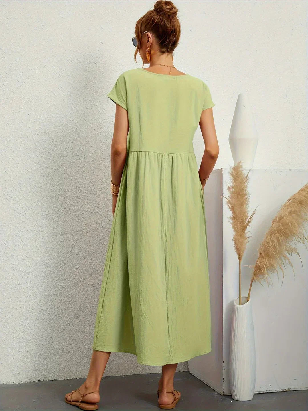 Gabriela™ | Abito midi fluido dall'eleganza senza tempo
