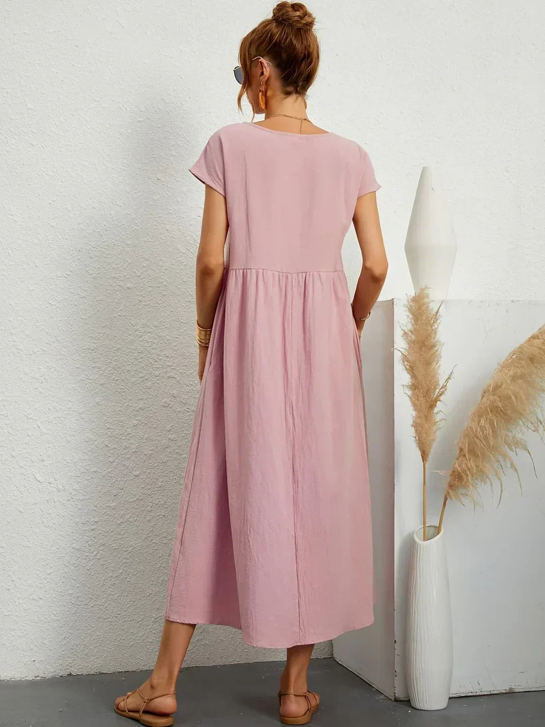 Gabriela™ | Abito midi fluido dall'eleganza senza tempo