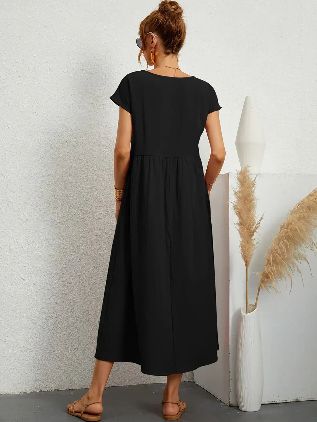 Gabriela™ | Abito midi fluido dall'eleganza senza tempo