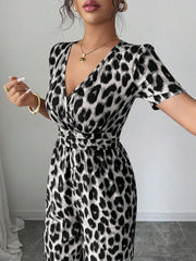 Tuta con stampa animalier – Taglio che valorizza tutte le silhouette