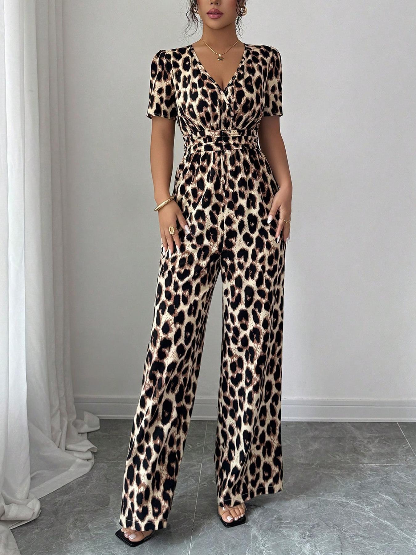 Tuta con stampa animalier – Taglio che valorizza tutte le silhouette