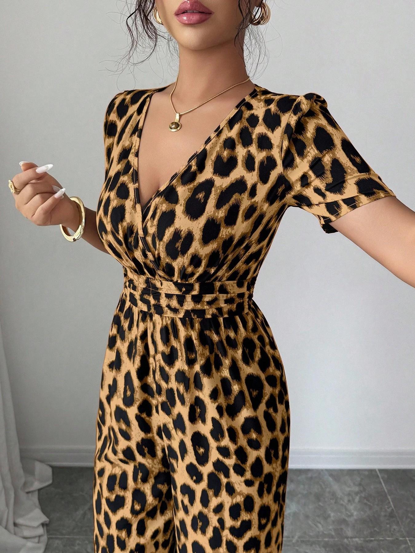 Tuta con stampa animalier – Taglio che valorizza tutte le silhouette