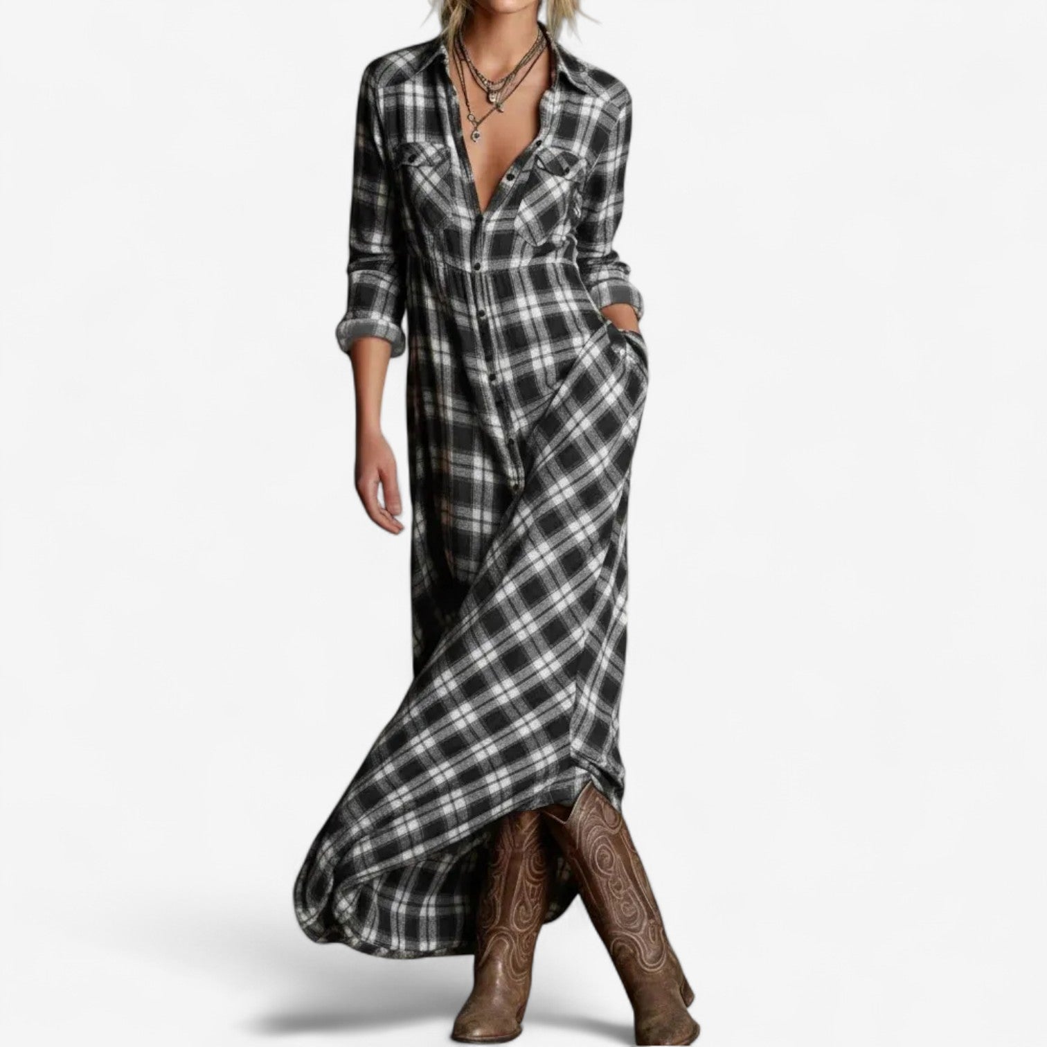 Elora™ Maxi Chemise Intemporelle