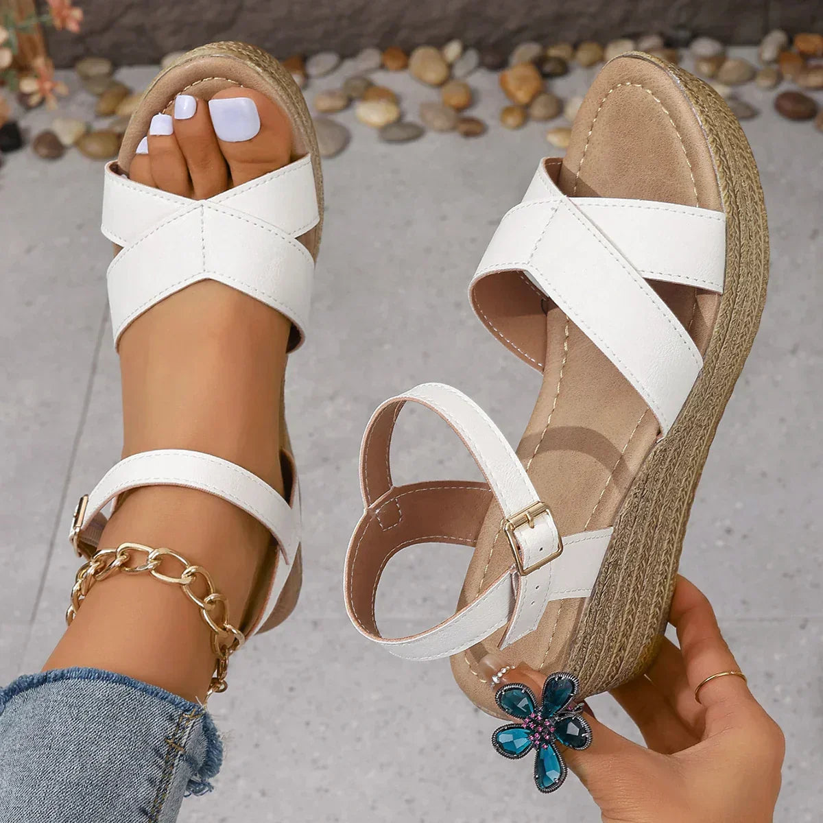 Iselle | Sandali con Zeppa
