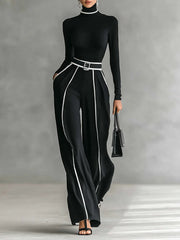 Vera™ || Set elegante con dettagli a contrasto
