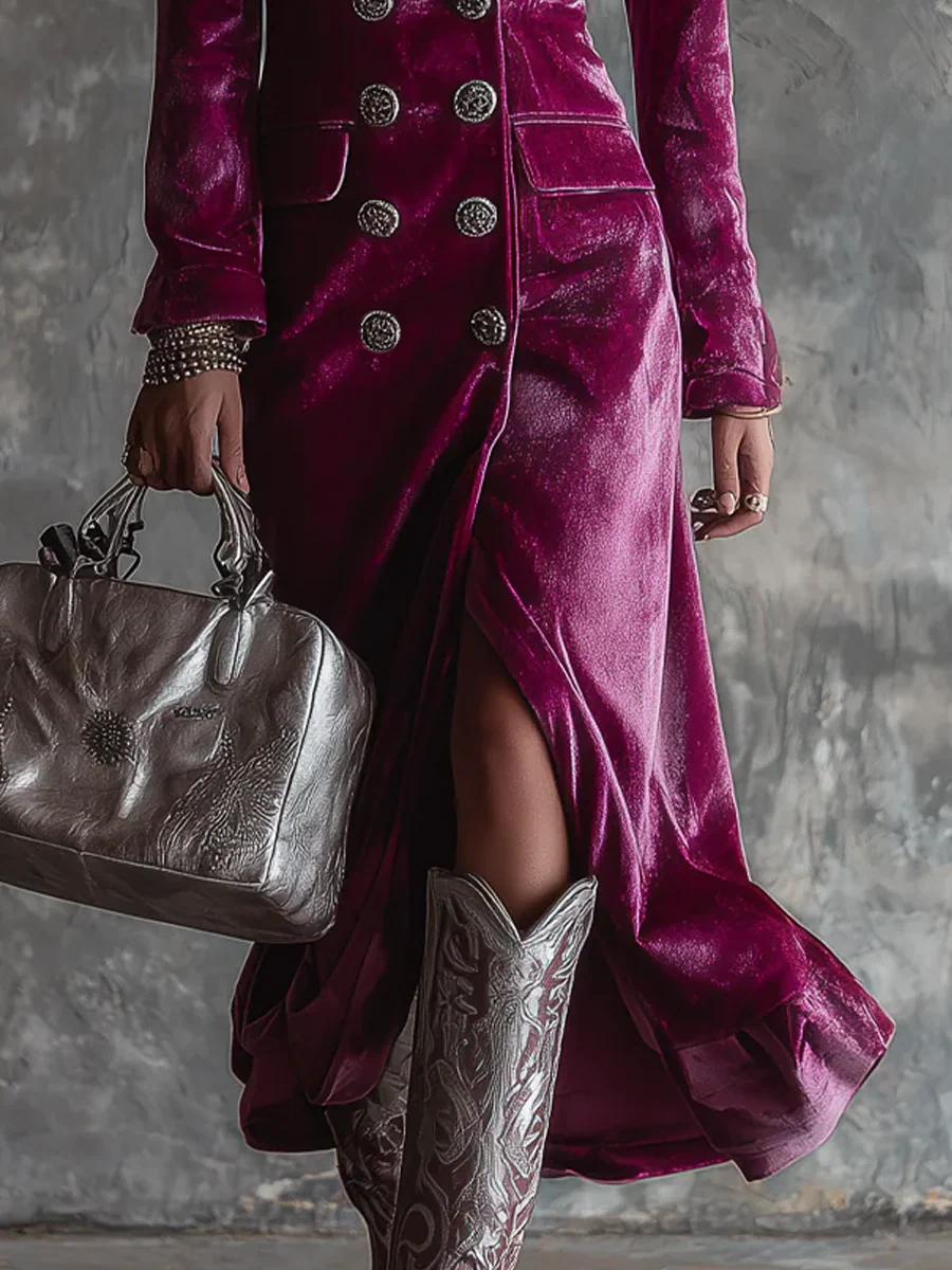 Elora™ Victoria | Abito Blazer in Velluto