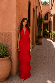 Abito Manila in rosso - Serena Roma