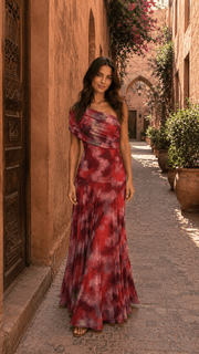 Abito Toledo in rosso | EDIZIONE LIMITATA - Serena Roma