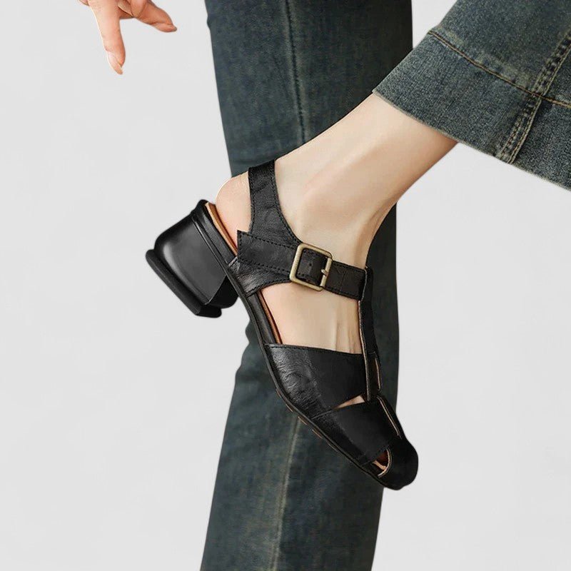AMELIA™|SCARPE ORTOPEDICHE MARY JANE IN VERA PELLE - Serena Roma