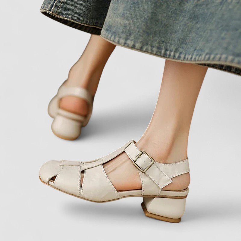 AMELIA™|SCARPE ORTOPEDICHE MARY JANE IN VERA PELLE - Serena Roma