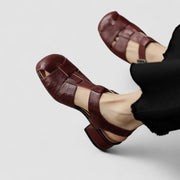 AMELIA™|SCARPE ORTOPEDICHE MARY JANE IN VERA PELLE - Serena Roma