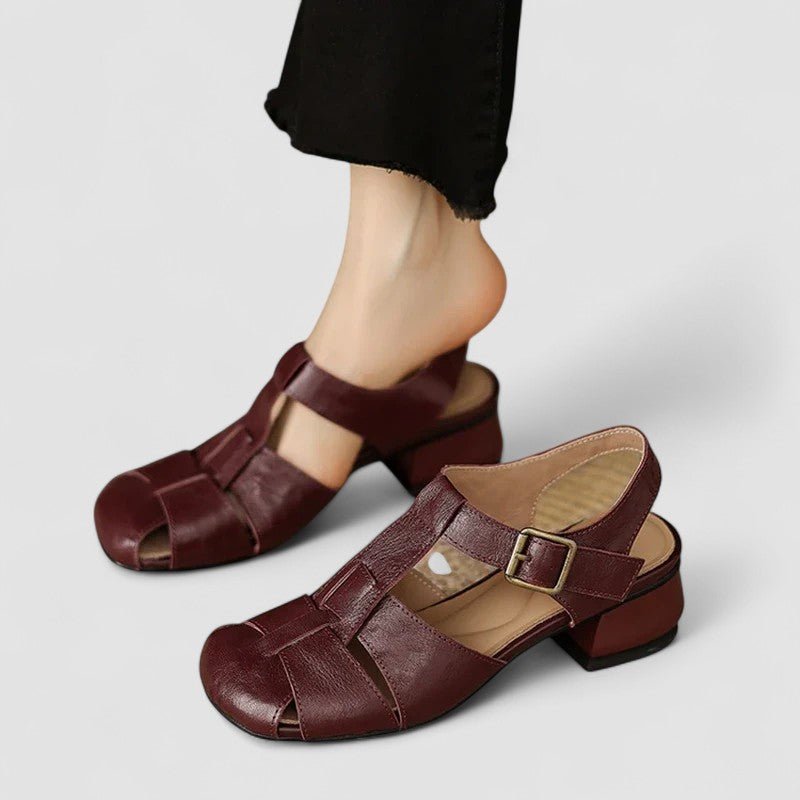 AMELIA™|SCARPE ORTOPEDICHE MARY JANE IN VERA PELLE - Serena Roma