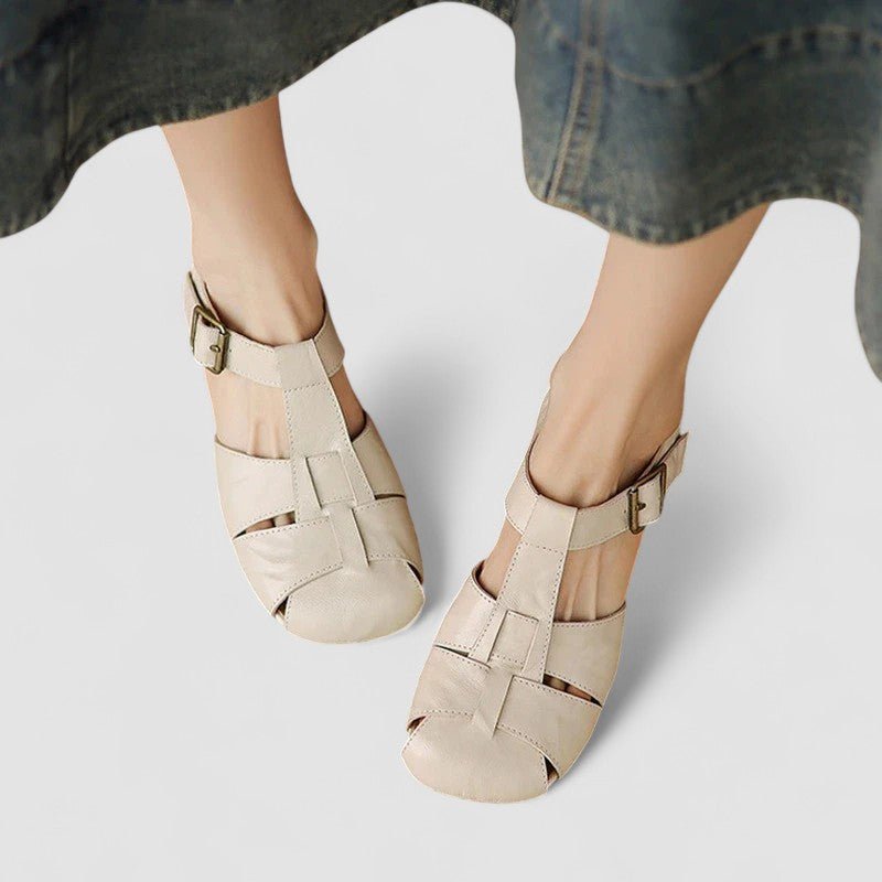 AMELIA™|SCARPE ORTOPEDICHE MARY JANE IN VERA PELLE - Serena Roma