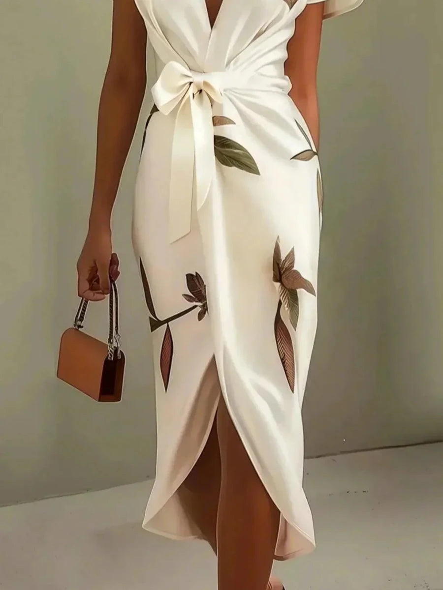 Amira | Abito elegante a portafoglio - Serena Roma