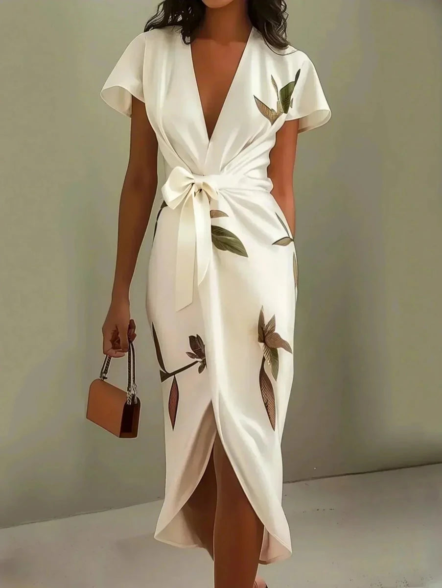 Amira | Abito elegante a portafoglio - Serena Roma