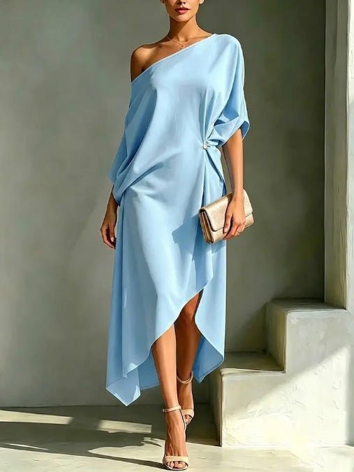 Camila | Abito elegante asimmetrico - Serena Roma