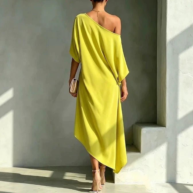 Camila | Abito elegante asimmetrico - Serena Roma