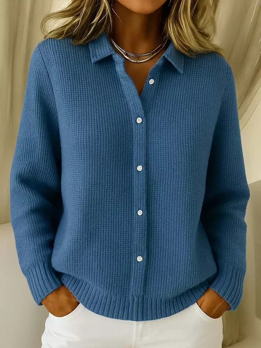 Camille™ | Cardigan in maglia testurizzata con bottoni - Serena Roma