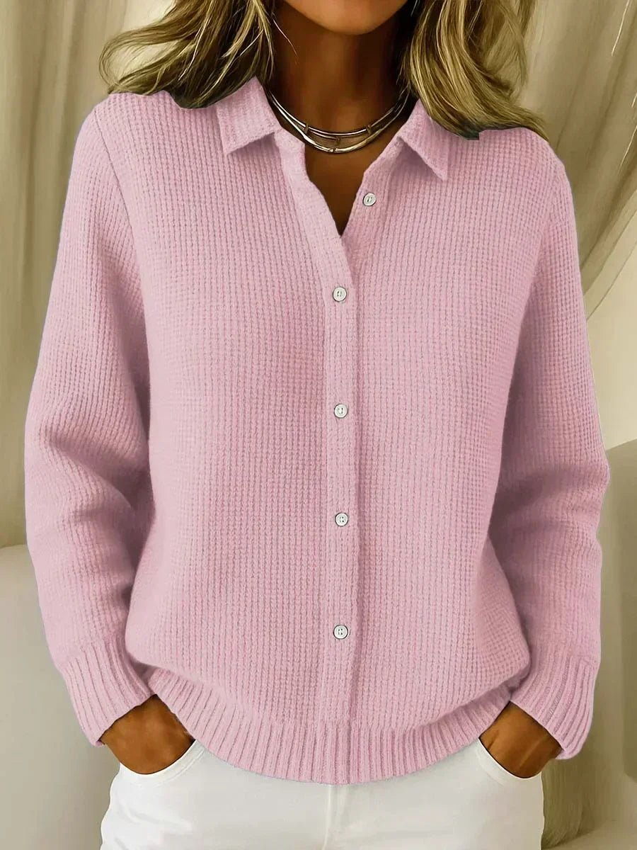 Camille™ | Cardigan in maglia testurizzata con bottoni - Serena Roma