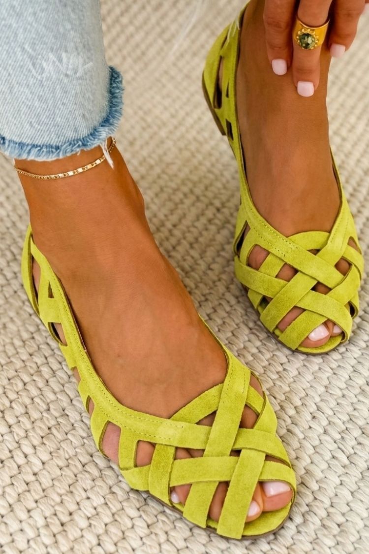 Caterina Sandali Intrecciati Colorati Comfort - Serena Roma