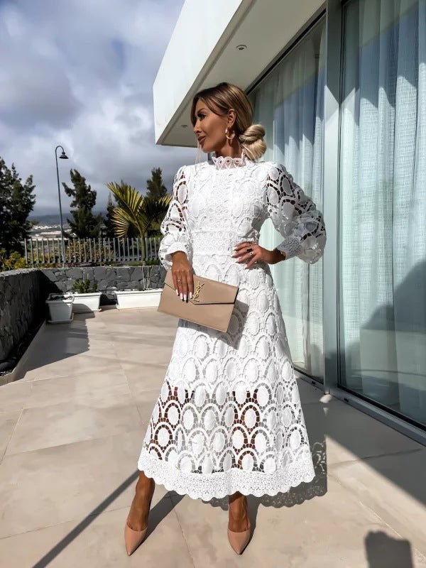 Charlize | Abito romantico in pizzo - Serena Roma