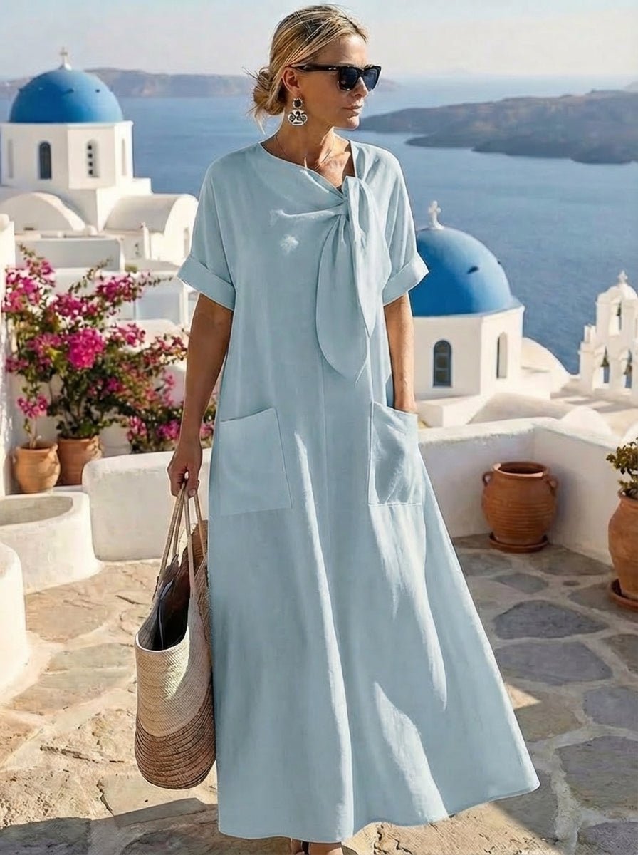 Fleur™ Abito Elegante con Tasche - Serena Roma