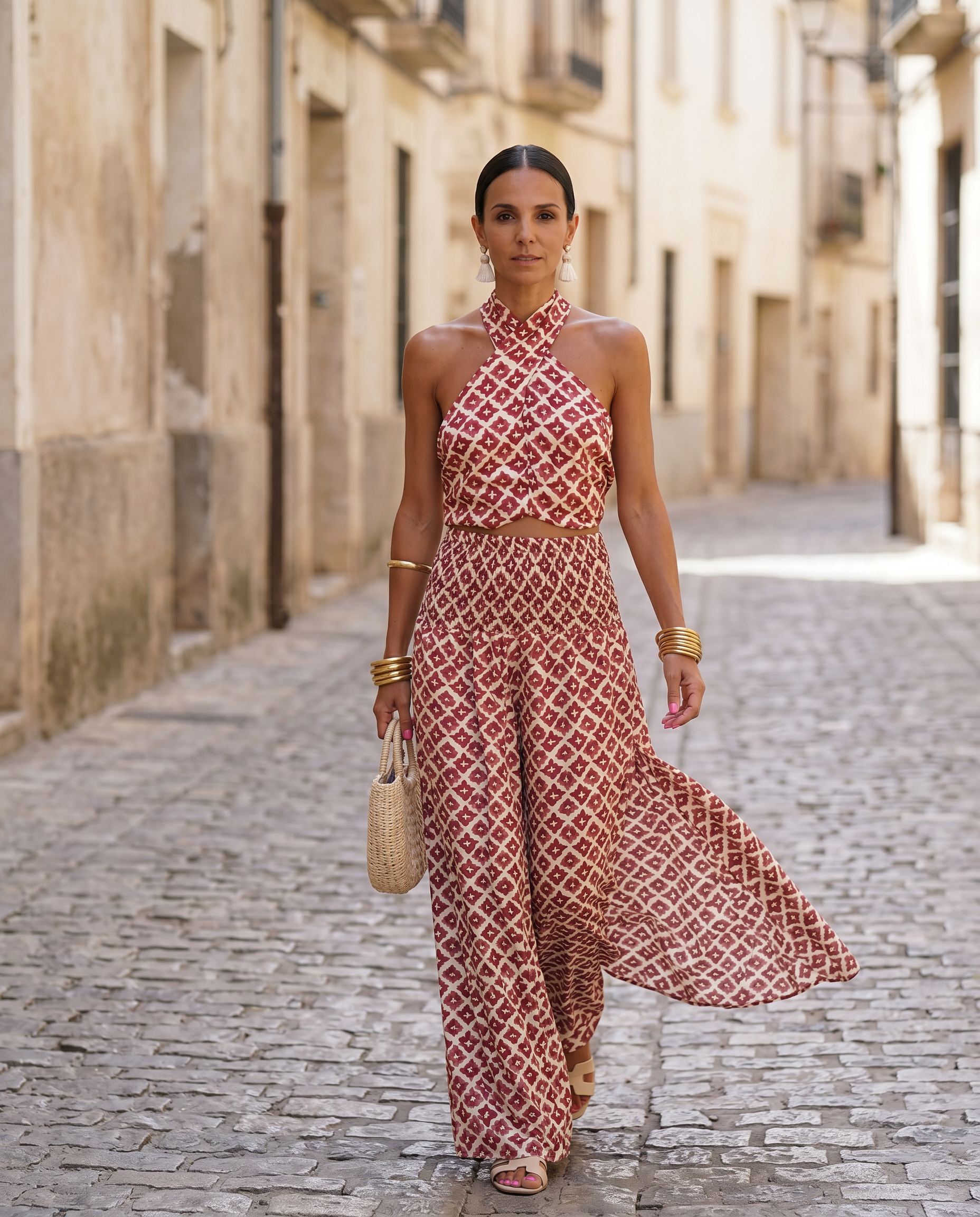 Elsa | Set elegante con design a spalla scoperta