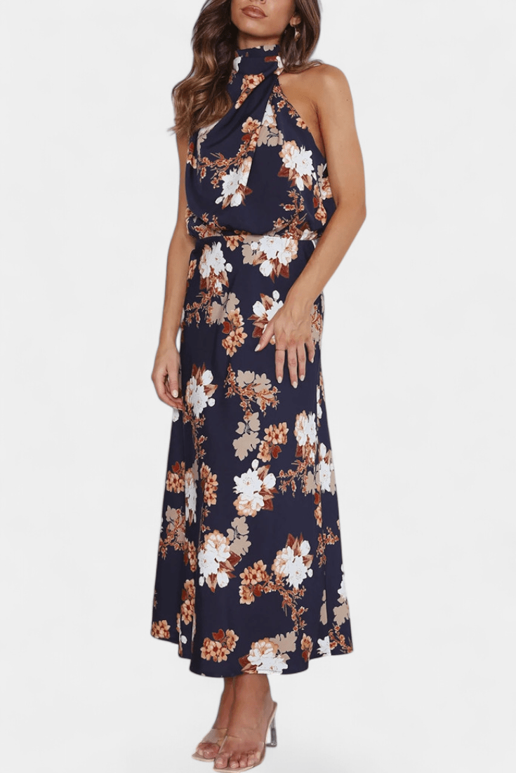 Lisa | Maxi Halter floreale - Serena Roma
