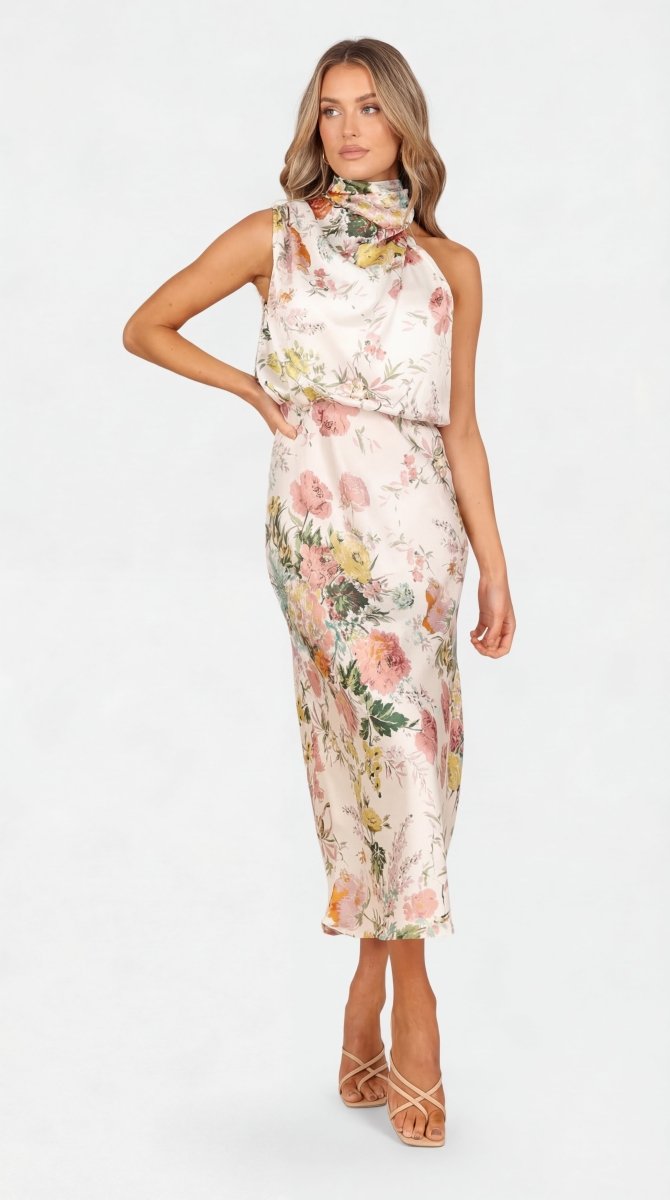 Lisa | Maxi Halter floreale - Serena Roma