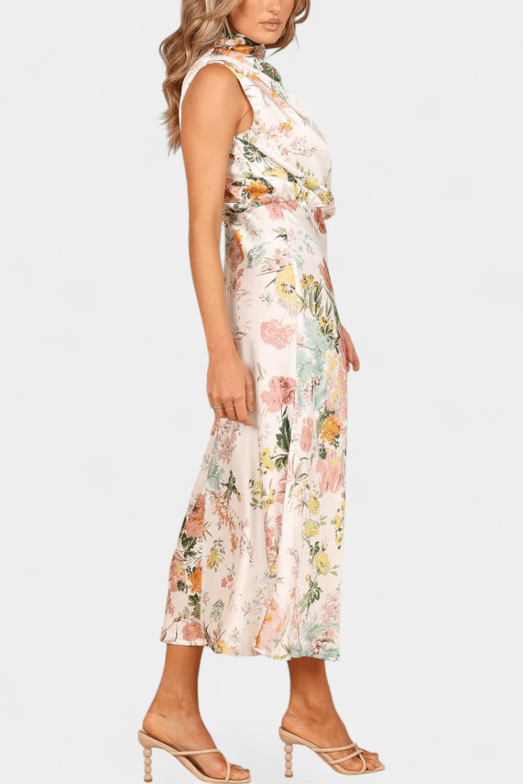 Lisa | Maxi Halter floreale - Serena Roma