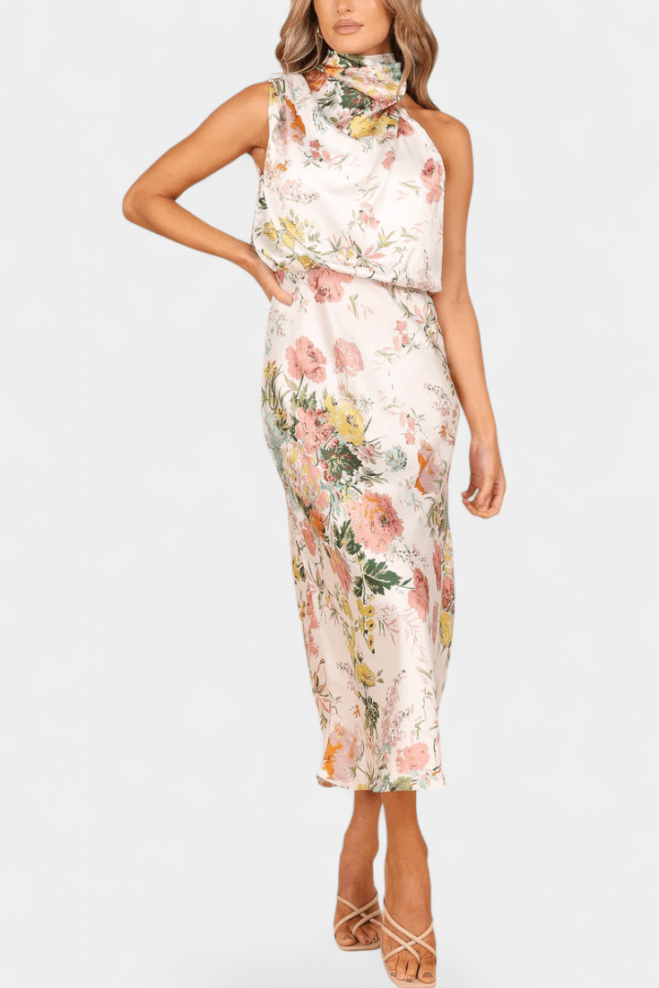 Lisa | Maxi Halter floreale - Serena Roma