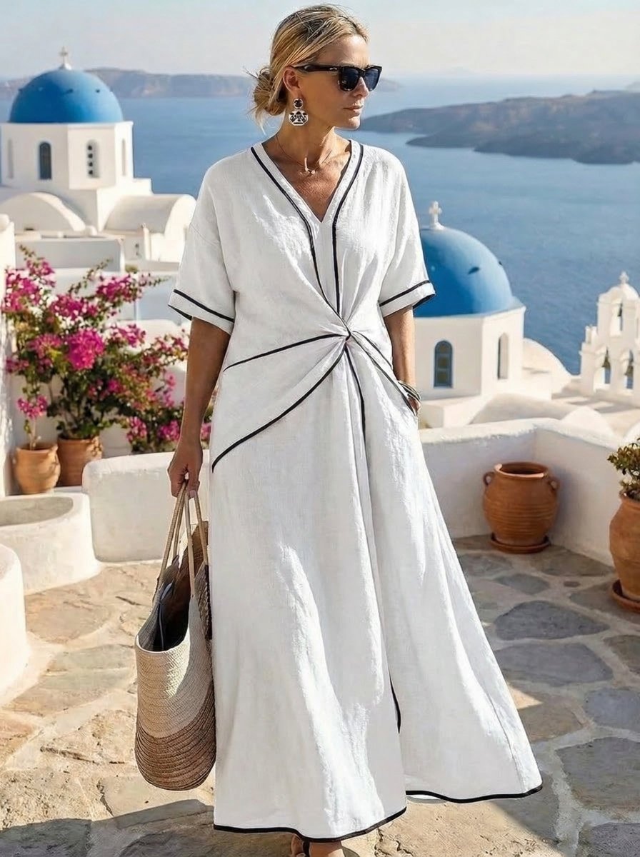 Santorini™ Vestito Estivo - Serena Roma