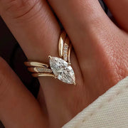 Sensibilizzazione sul tumore al seno | Anello elegante a goccia | 1+1 Gratis - Serena Roma