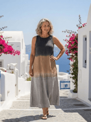 Sorelle | Sleeveless Ombre Midi Dress - Serena Roma