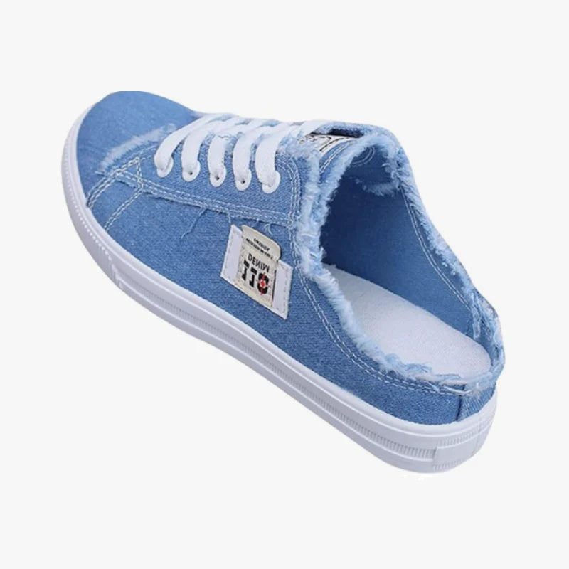 Sneakers da donna stile cowboy modello mule