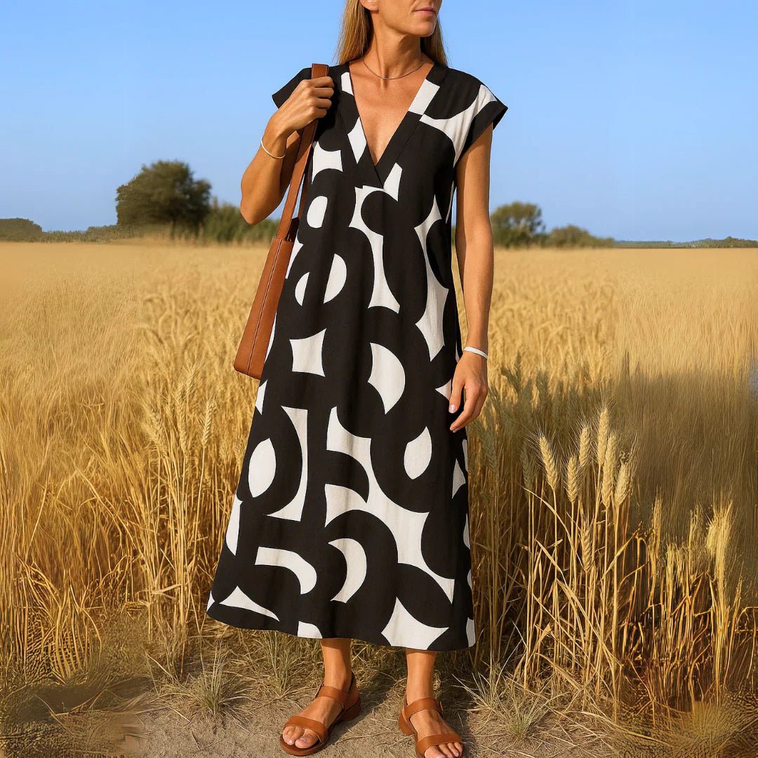 Valeria | Abito con dettagli traforati - Serena Roma