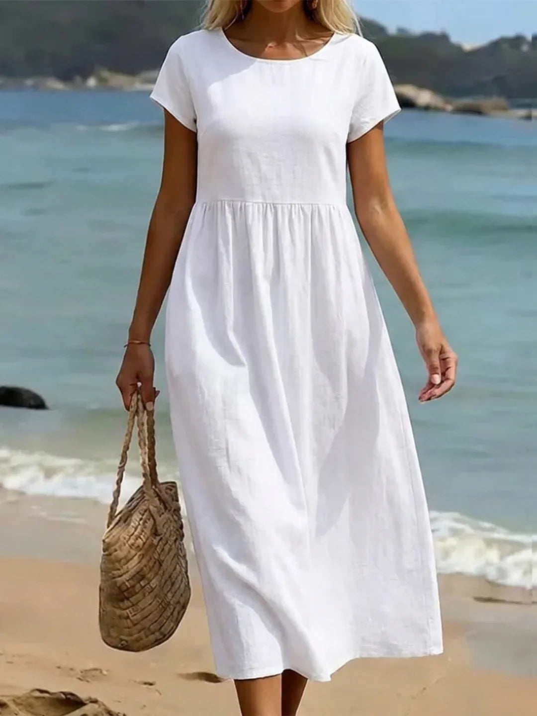 Gabriela™ | Abito midi fluido dall'eleganza senza tempo